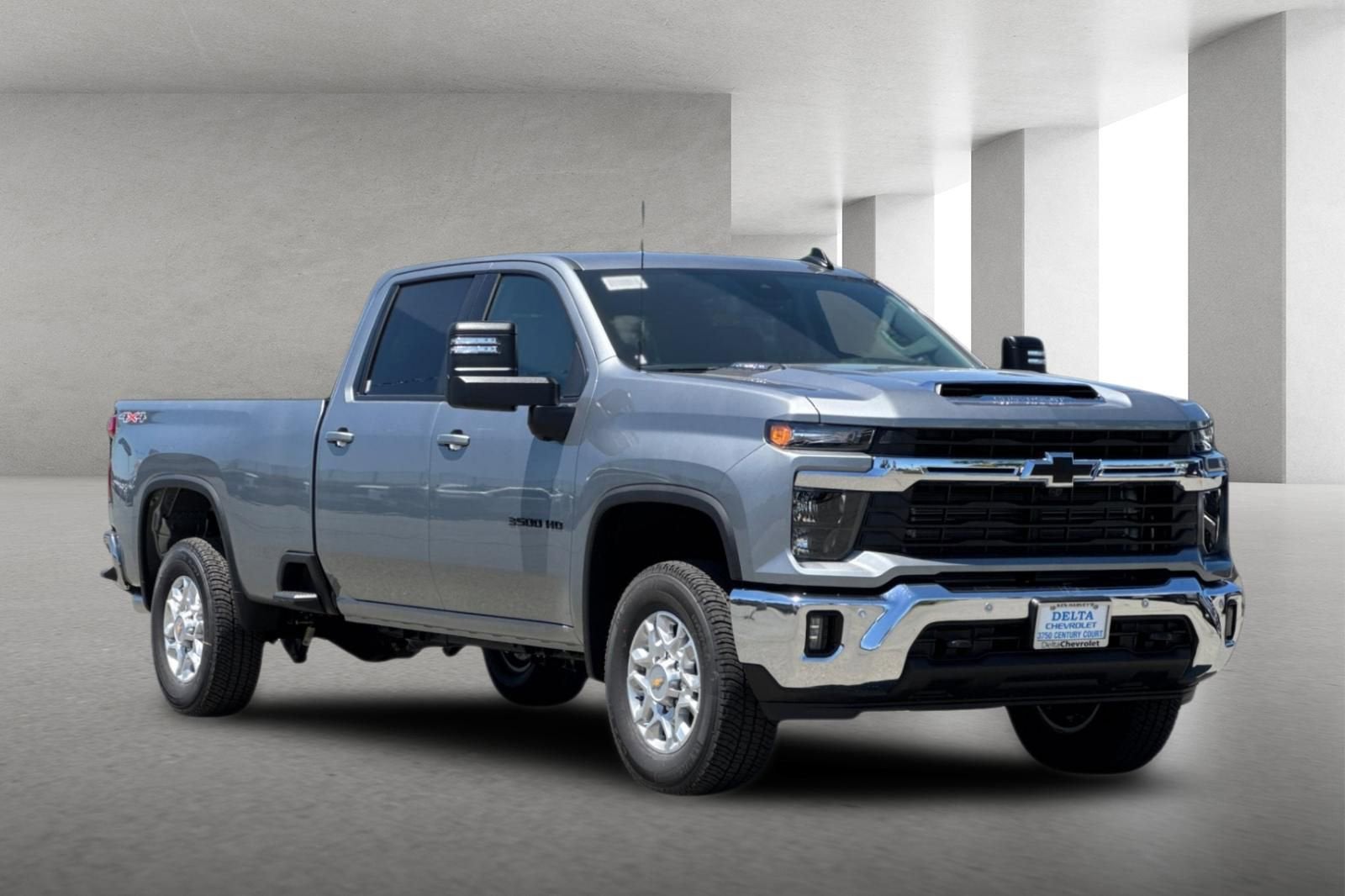 2026 Chevrolet Silverado 3500 HD LT in Sterling Gray Metallic — front three-quarter view