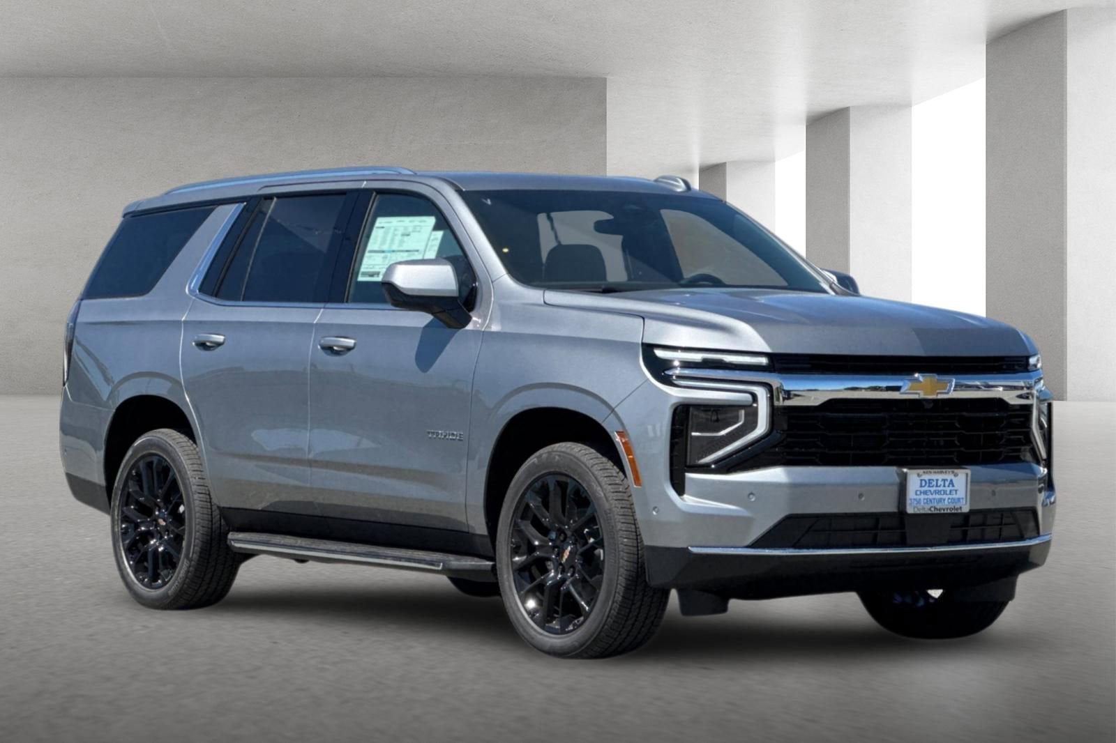 2026 Chevrolet Tahoe LS in Sterling Gray Metallic — front three-quarter view