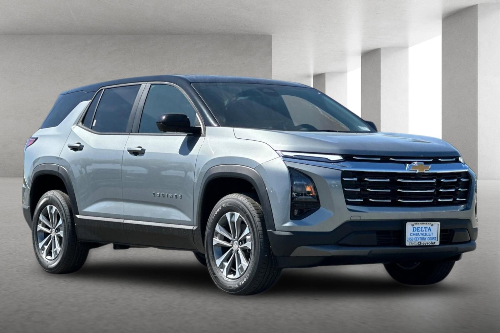 2026 Chevrolet Equinox LT in Sterling Gray Metallic — front three-quarter view
